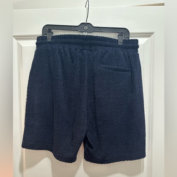REISS VULCAN
TOWELLING DRAWSTRING SHORTS
COLOR: NAVY - Picture 3 of 3